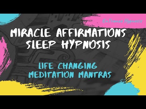 Miracle Affirmations to put yourself first ► life changing mantras. EnTrance 30" sleep hypnosis.
