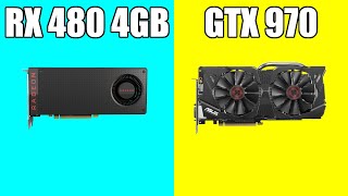 AMD Radeon RX 480 4GB vs Nvidia Geforce GTX 970 - YouTube