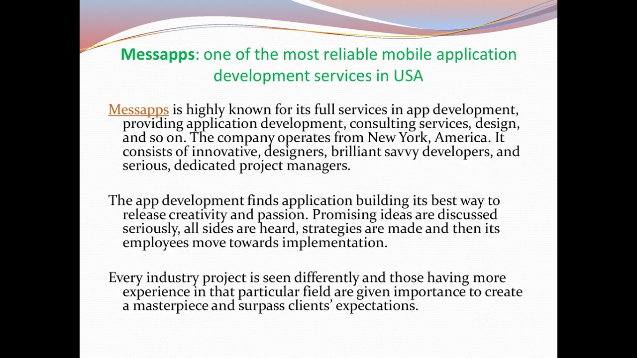 Top 5 Mobile App Development Company in USA