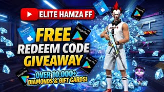 today free redeem code live stream | today live stream free fire #livestream #todaylive