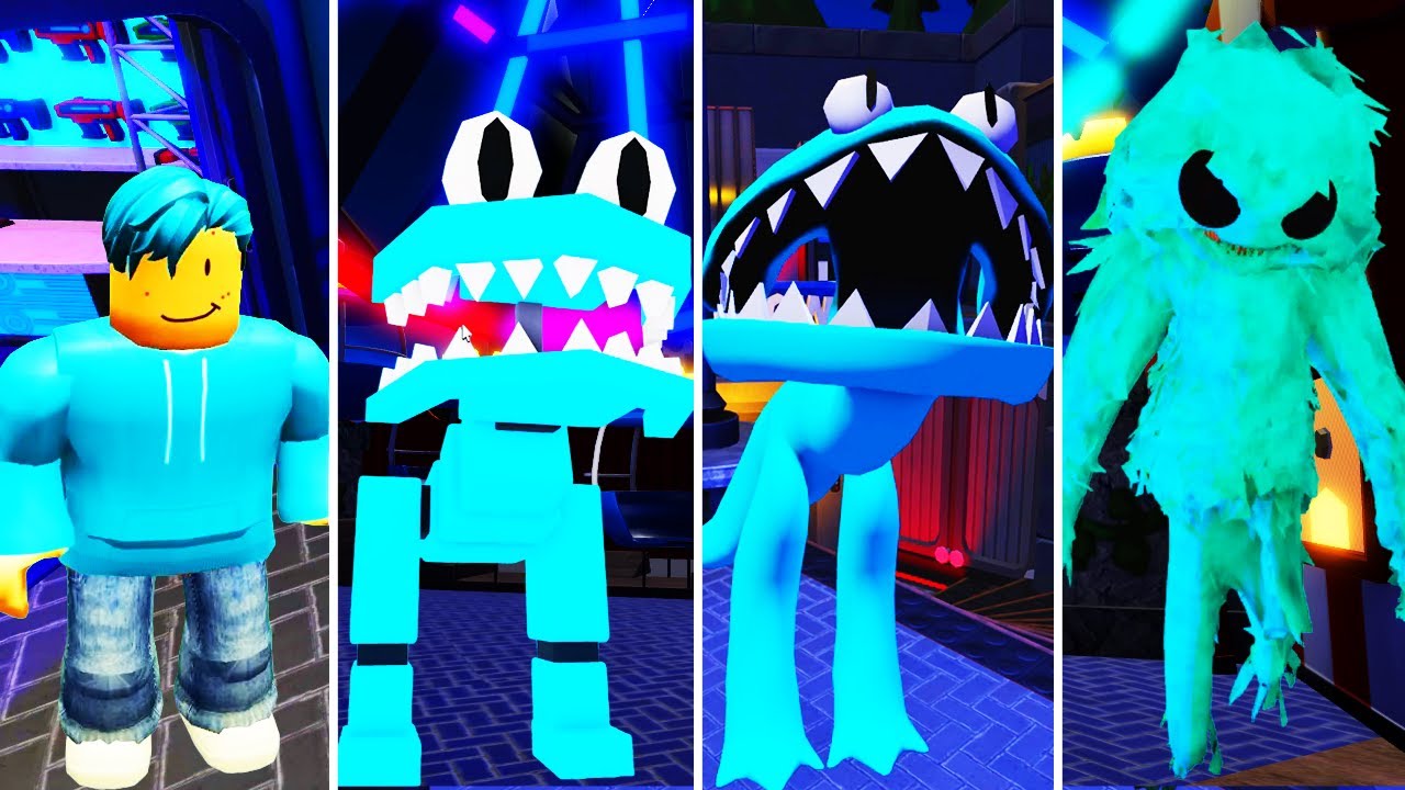 EVOLUÇÃO DO CIANO/CYAN NOVA NIGHTMARE NO RAINBOW FRIENDS CAPÍTULO