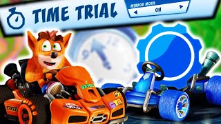 Crash Team Racing NitroFueled  All Beenox Ghosts in Mirror Mode | Unlock Master Wheels