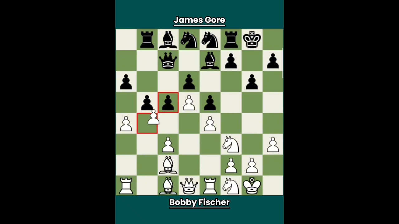 Bobby Fischer vs James Gore ◉ Manhattan Blitz 1971 | White Wins Bobby Fischer Dominates!