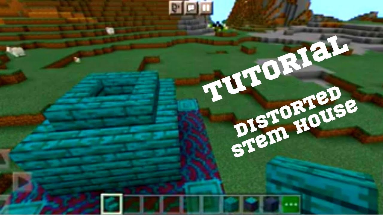 Distorted Minecraft House MINECRAFT: How To Build a Distorted Stem House Tutorial (Building ...