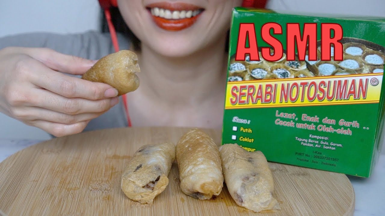 ASMR EATING SOUNDS SERABI NOTOSUMAN SOLO | MAKANAN RINGAN TRADISIONAL