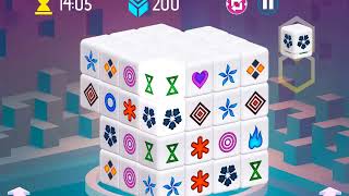Mahjongg dimensions 3d || walk through best crazy games screenshot 5