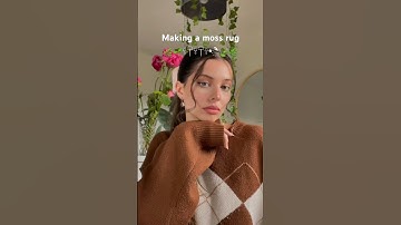 DIY Pom Pom moss rug 🍄🥹🌿🌱