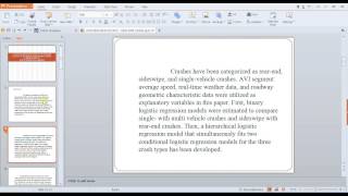 IEEE 2014 EMBEDDED UTILIZING MICROSCOPIC TRAFFIC AND WEATHER DATA TO ANALYZE REAL TIME CRASH