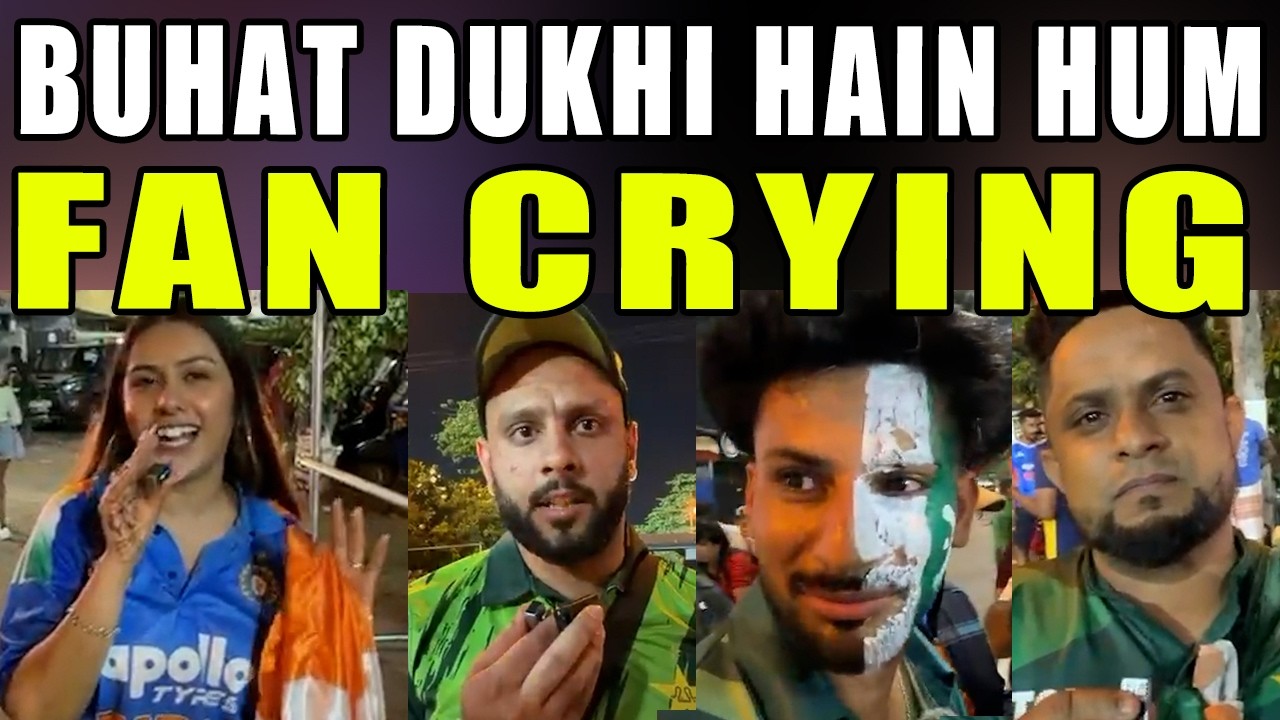 Tum Jeeto Yaa Haaro Humain Tumse Piyar Hai || Pak Fans show support for Team