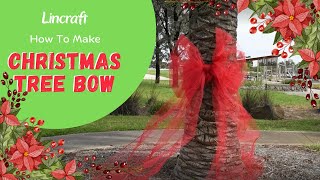 How To Create A Christmas Tree Bow 🎀🎄