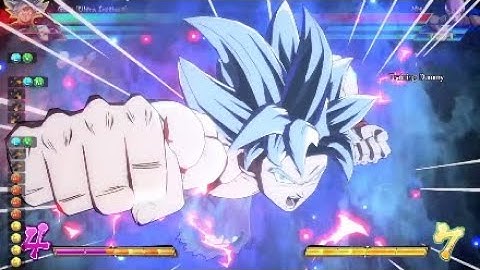 Dragon Ball Fighter Z Ultra Instinct Goku Touch of Death Combo