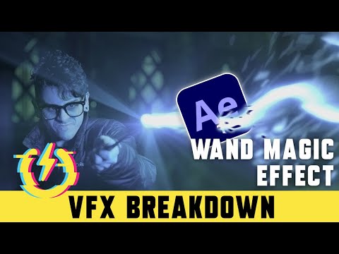 HARRY POTTER WAND MAGIC EFFECT (After Effects + Trapcode Particular Tutorial)