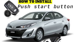 Toyota Yaris Push Button Installation | Engine Start Button in any car | WWW.AUTOKING.PK How To Install A Engine Start Button In Any Car Techno Khan