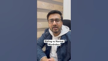 Sliding vs Hinged Wardrobe, which one should you choose? #wardrobe #wardrobedesign #wardrobetour