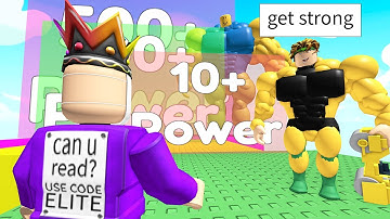 Roblox BUT Every Second You Get +1 STRONGER