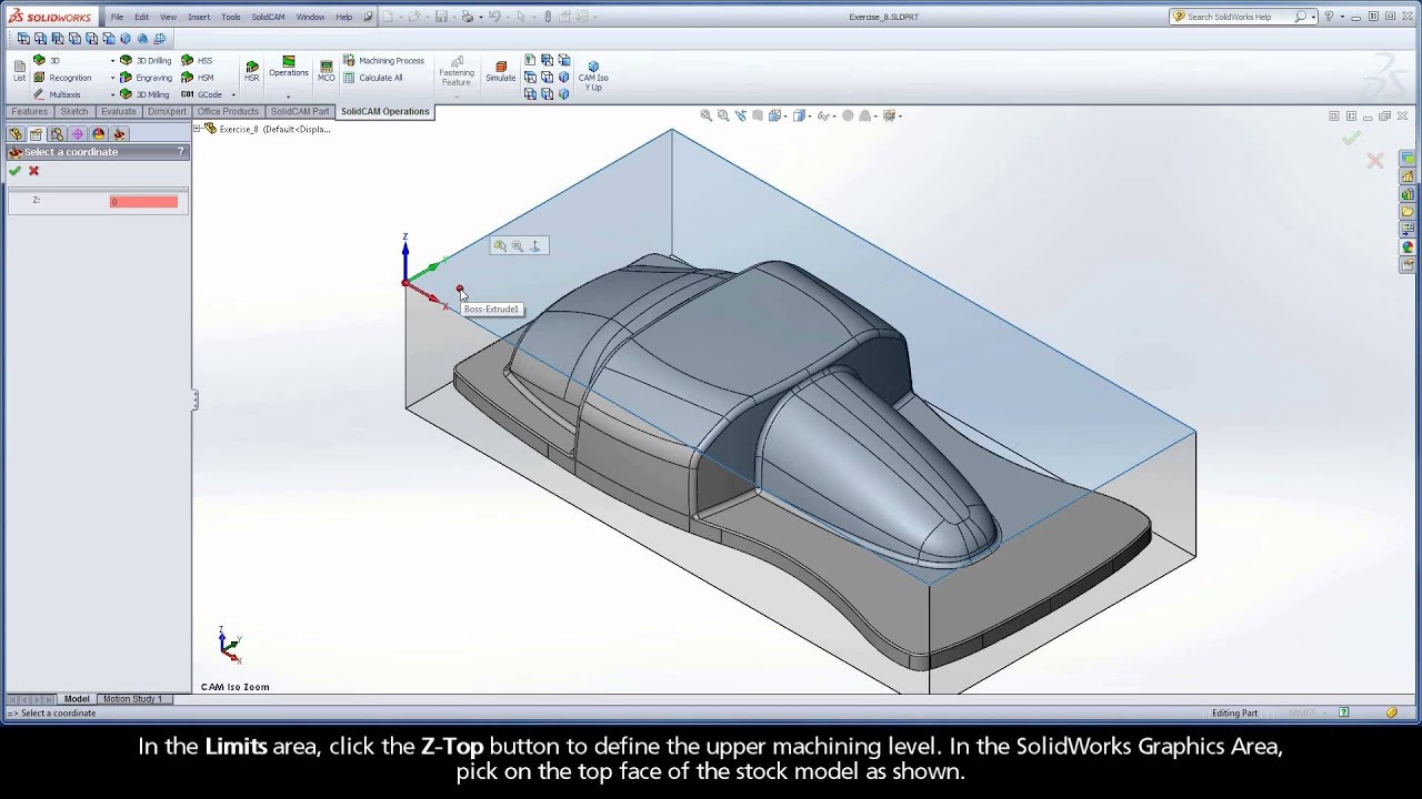 Part 4: Define an HSM Rest Machining Operation