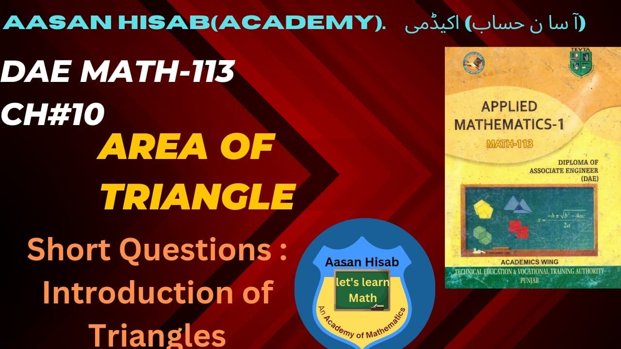 Chapter10"Area of Triangle" Classification of Triangles w.r. t sides