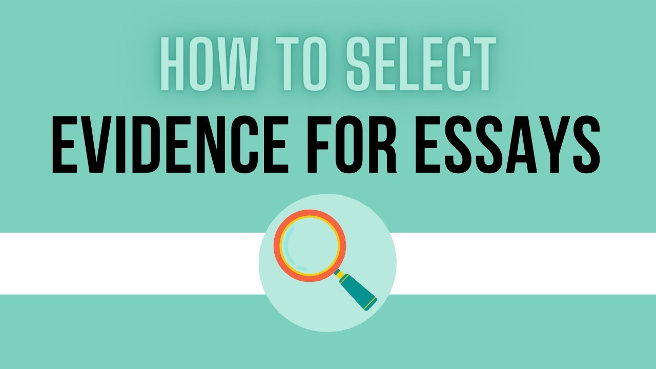 essay evidence finder