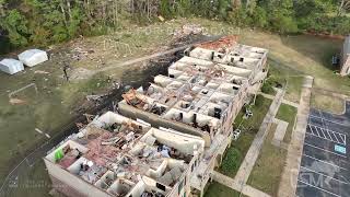 12-01-2022 Eutaw, AL - EF1 Tornado Damages Apartments - Homes - Trees