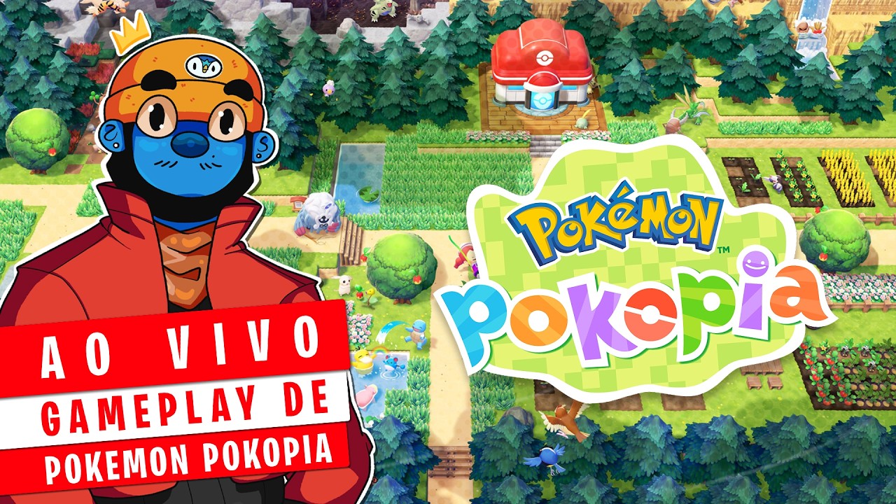 🔴 AO VIVO: POKÉMON POKOPIA LANÇOU!! Jogando as primeiras horas!