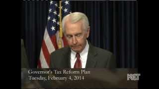 Gov. Steve Beshear Describes Provisions of His Tax Reform Plan