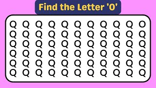 Find the Odd Letter out | Only for Speed Minds