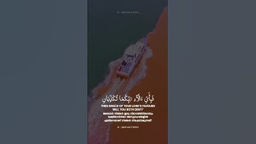 مَرَجَ الْبَحْرَيْنِ يَلْتَقِيَانِ بَيْنَهُمَا بَرْزَخٌ لا يَبْغِيَانِ سورة الرحمن  Miracle Of Allah