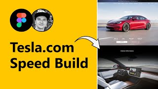 How to use Figma to build the Tesla.com MODEL S webpage