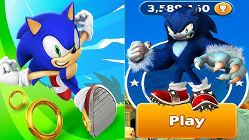 Sonic Dash - Werehog New Character Unlocked and Fully Upgraded - All Boss Battle Eggman and Zazz