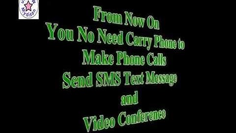 New Kinect App Computer Video Vision 3D Virtual Phone Interface For Skype Desktop Program