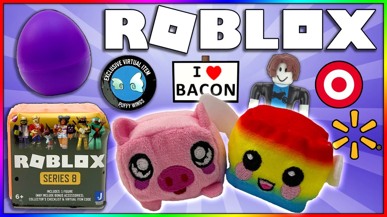 Roblox Collection: Meep City Micro Plush Mystery 3-Pack [Includes 3  Exclusive Virtual Items]