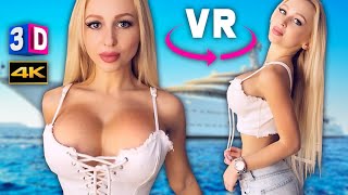 [VR 3D 4K] YesBabyLisa - VIRTUAL GIRLFRIEND BOAT PARTY - SEXY OUTFIT - VIDEO FOR OCULUS GO 360/180