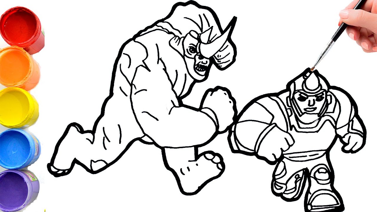 88  Spider Man Rhino Coloring Pages  Best HD