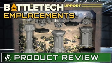 Emplacements | BATTLETECH Battlefield Support | Force Pack Unboxing | Product Review