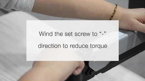 Ergear Monitor Stand-Gas Spring Adjustment