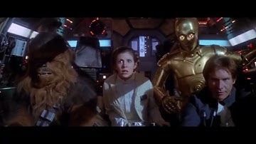 Millennium Falcon Asteroid Field Scene 1980