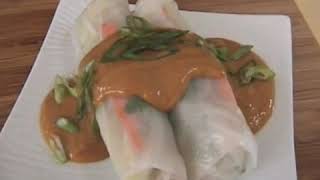 Summary of Vegetable Spring Rolls & Peanut Sauce Recipe