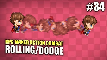 RPG Maker Action Combat - Make your player Roll- Part 34