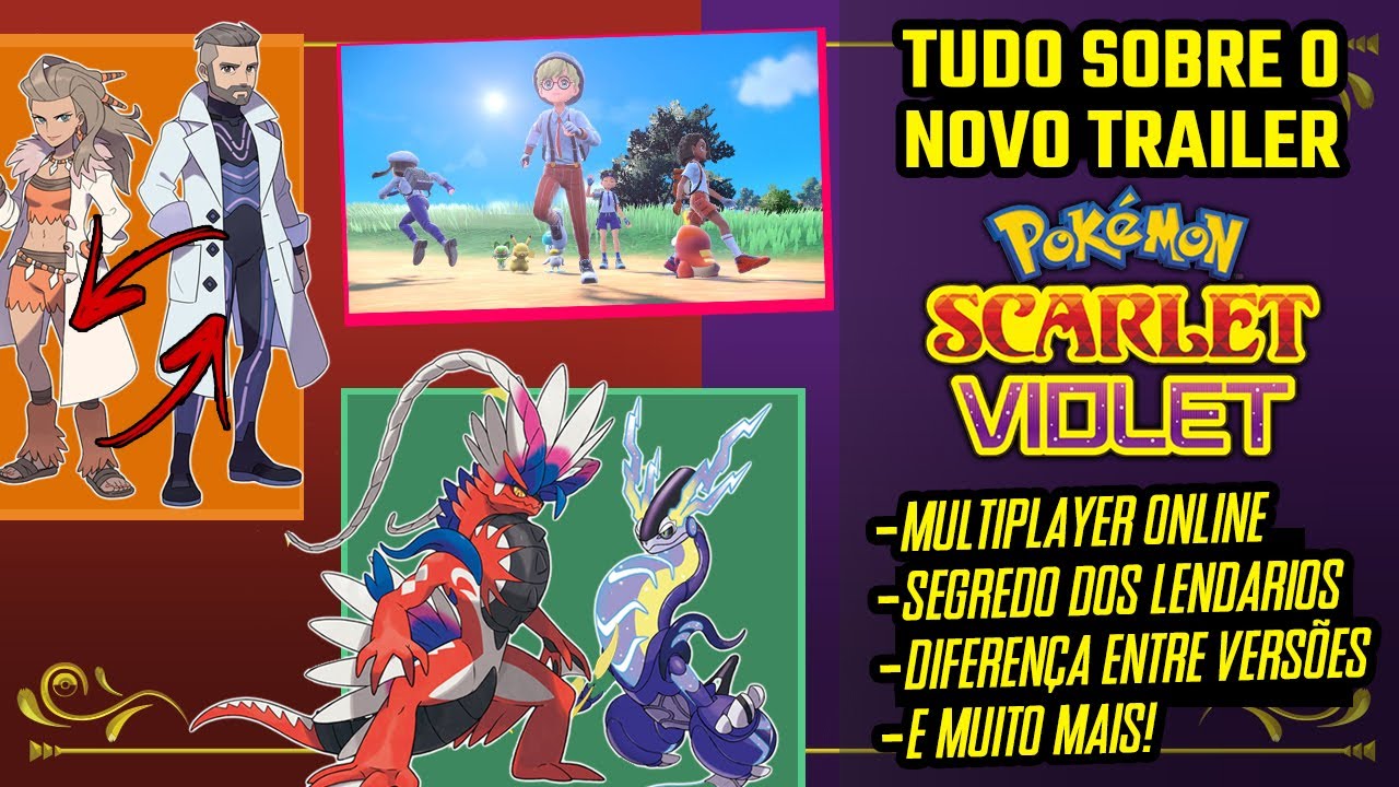 Pokémon Scarlet e Violet  Tudo sobre gameplay, trailers e mais - Canaltech