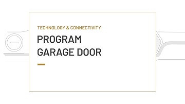 How to Program Your Garage Door | Chevrolet