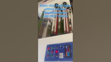 Super crystal bopp tapes slitting machine #adhesivetape #business #adhesivetapemachine