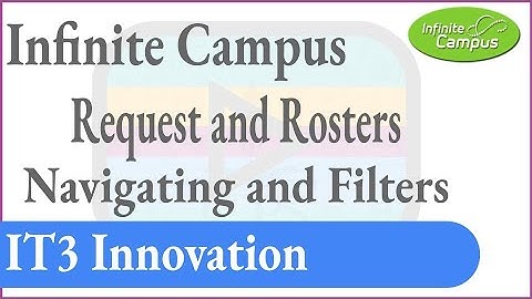 Request and Roster Navigate and Filter Options