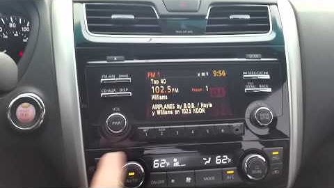 2013 Nissan Altima radio reset