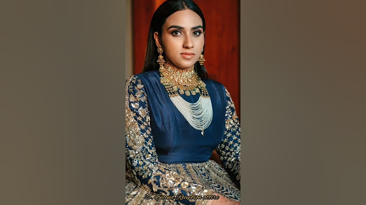 Malavika Jayaram's Bridal Look | Wedding Dress and Looks  #malavikajayaram #fashion  #viral