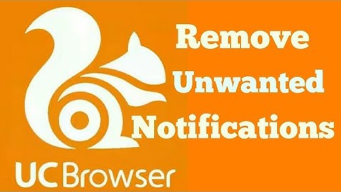 Disable unwanted notifications from UC Browser