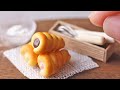 ミニチュア　3種のクリームコロネを樹脂粘土でつくりました　How to make miniature food. DIY