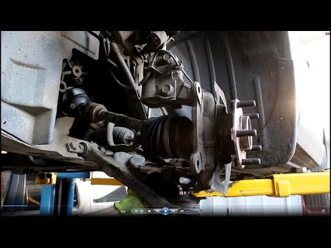 Вибрация при разгоне замена внутреннего ШРУС на Nissan Qashqai 2,0 4WD Ниссан Кашкай 2007 2часть