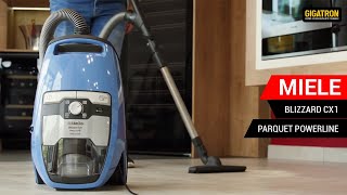 advies steen Ik heb het erkend Miele Blizzard CX1 Parquet PowerLine - snažan usisivač za parket, tvrde  podove i tepihe - YouTube