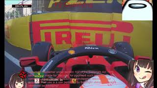 F1 2021 Baku Charles Leclerc crash FP2