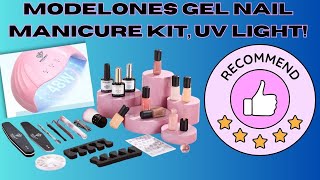 Modelones Gel Nail Manicure Kit With Uv Light! by Your Review Channel 70 views 1 month ago 4 minutes, 31 seconds